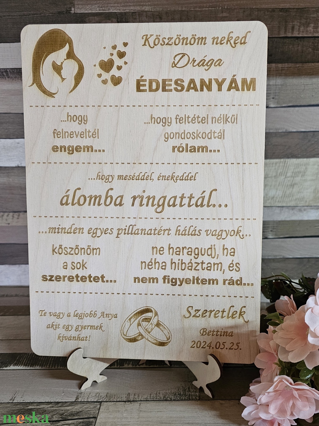 Esküvői dekorációs szülőköszöntő tábla - esküvő - dekoráció - tábla & jelzés - Meska.hu