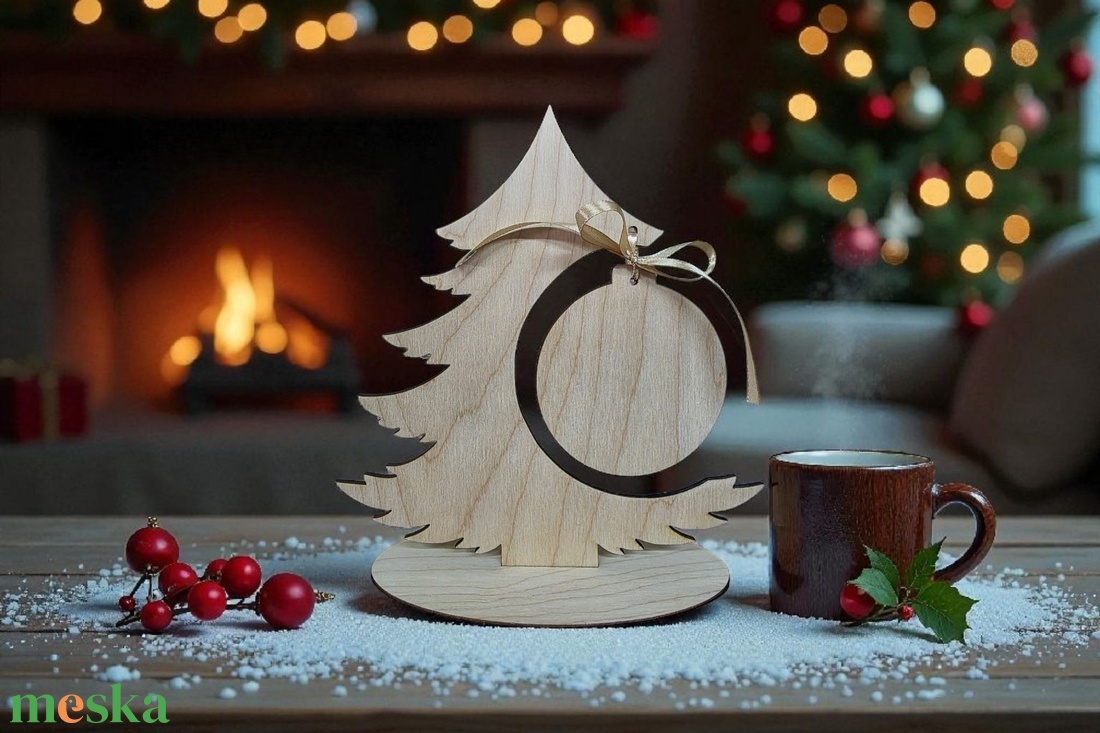 Fenyőfa alap - karácsony - karácsonyi lakásdekoráció - karácsonyfa, grincsfa - Meska.hu