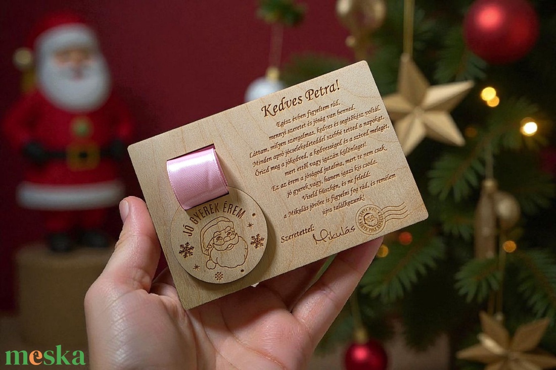 Jó gyerek érem � személyes üzenettel a Mikulástól!  - karácsony - mikulás - mikulás ajándékok - Meska.hu