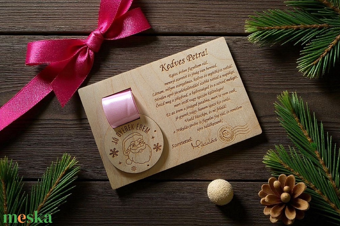 Jó gyerek érem � személyes üzenettel a Mikulástól!  - karácsony - mikulás - mikulás ajándékok - Meska.hu