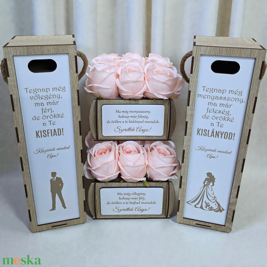 Szülőköszöntő szett  - esküvő - emlék & ajándék - szülőköszöntő ajándék - Meska.hu