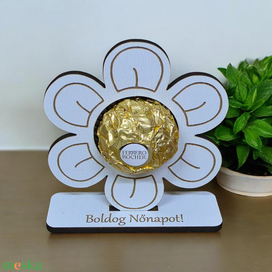 Nőnapi dekorációs virág - otthon & életmód - virágdekoráció - virágdíszek - lézervágott virágdíszek - Meska.hu