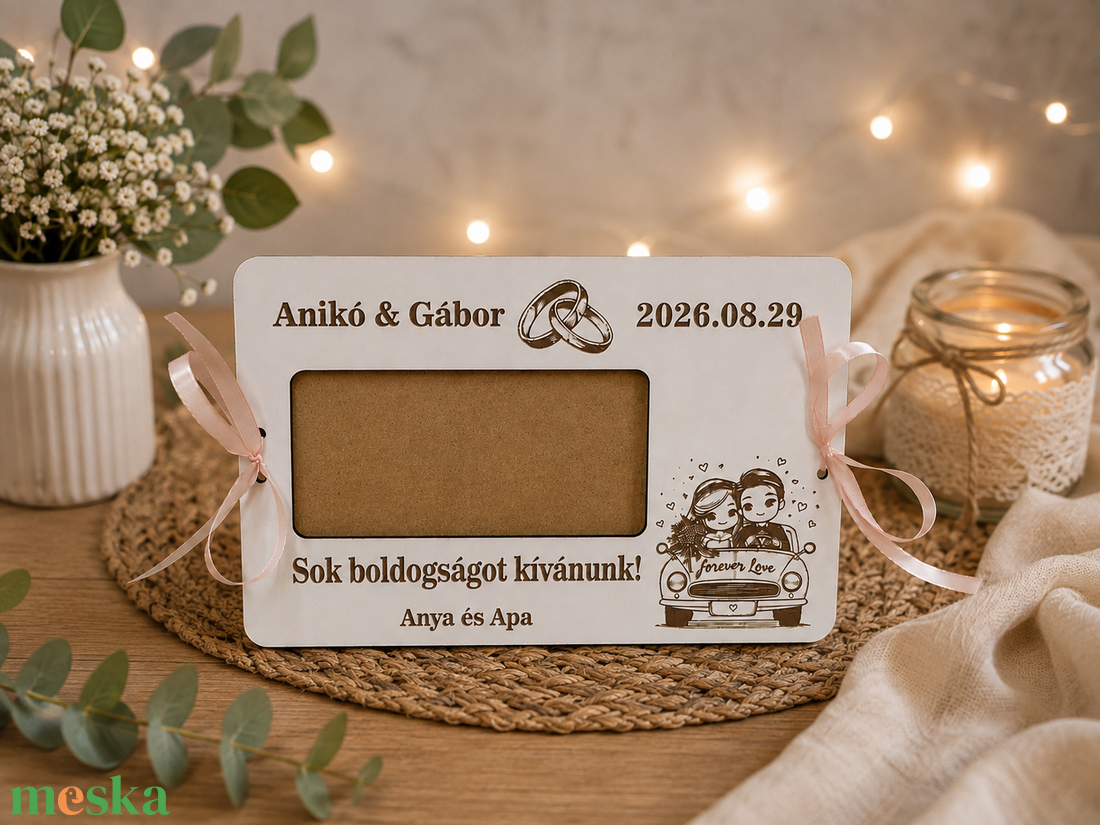 Esküvői pénzátadó � egyedi gravírozott nászajándék - esküvő - nászajándék - esküvői pénzátadó doboz - Meska.hu