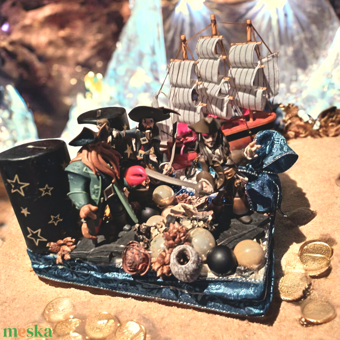 Karib-tenger kalózok - karácsony - adventi díszek - adventi koszorú - Meska.hu