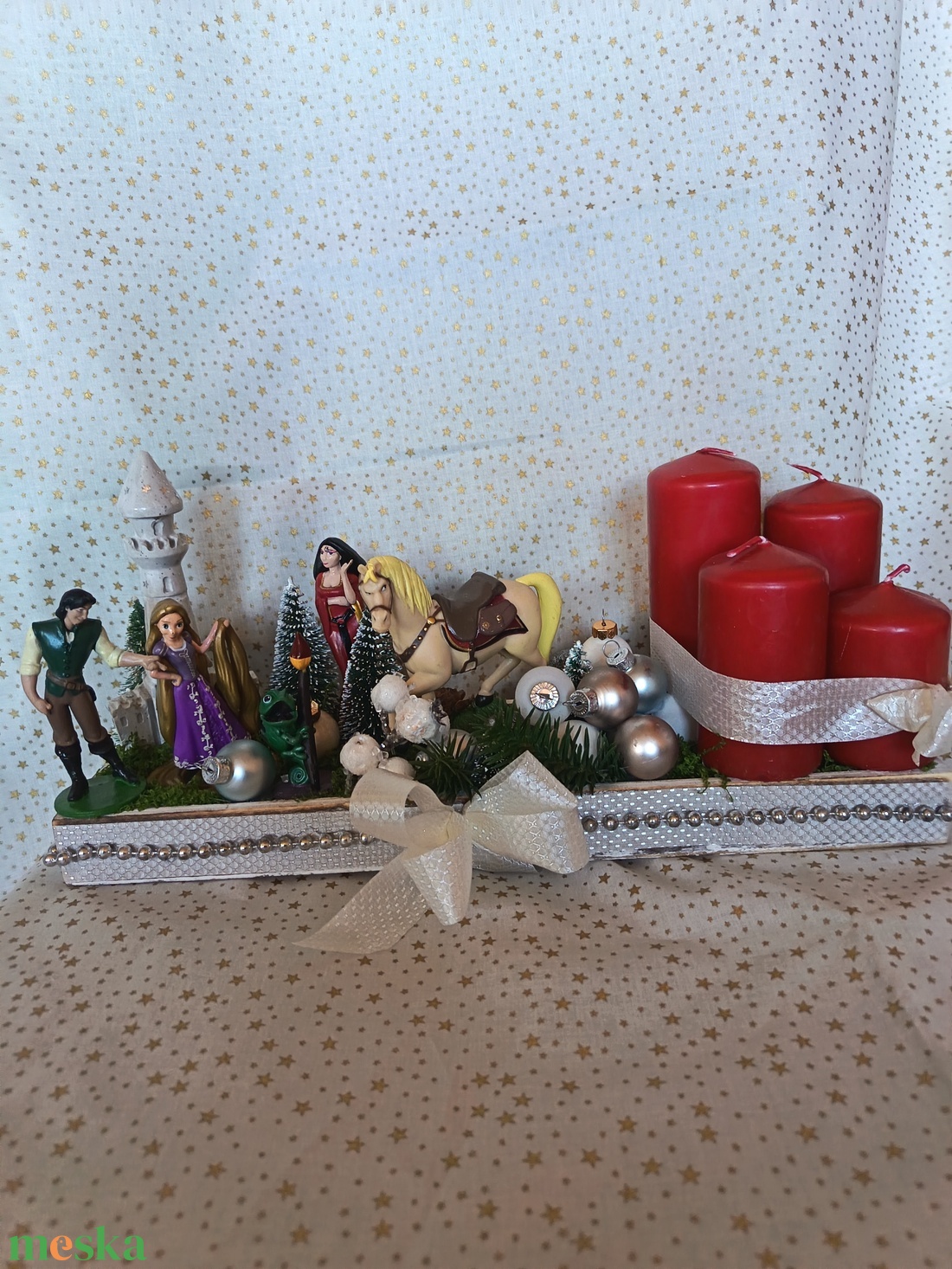 Walt Disney Aranyhaj - karácsony - adventi díszek - adventi asztaldísz - Meska.hu