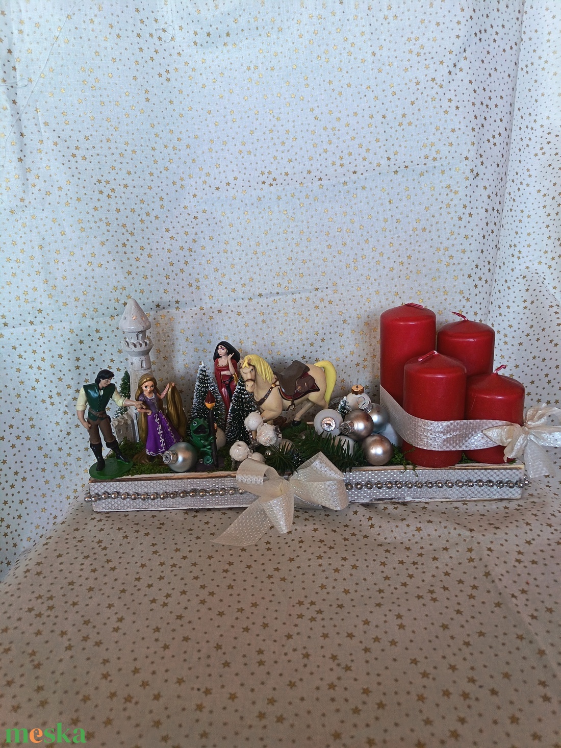 Walt Disney Aranyhaj - karácsony - adventi díszek - adventi asztaldísz - Meska.hu