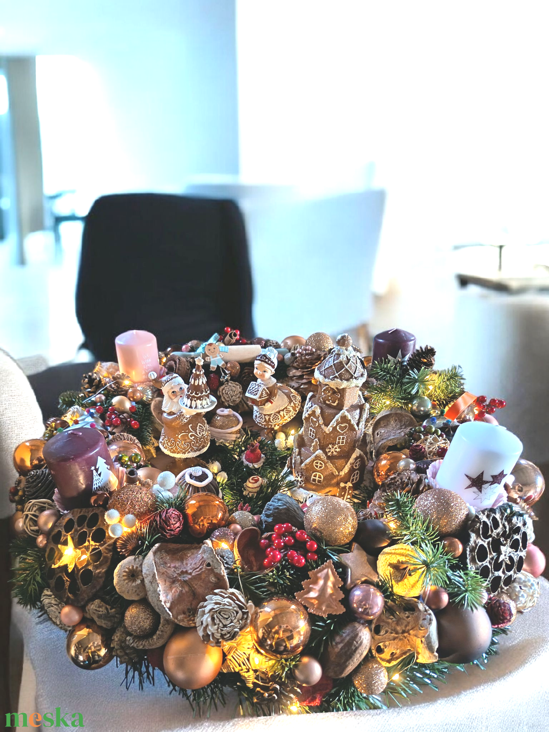 Mézike - karácsony - karácsonyi lakásdekoráció - karácsonyi lakásdíszek - Meska.hu