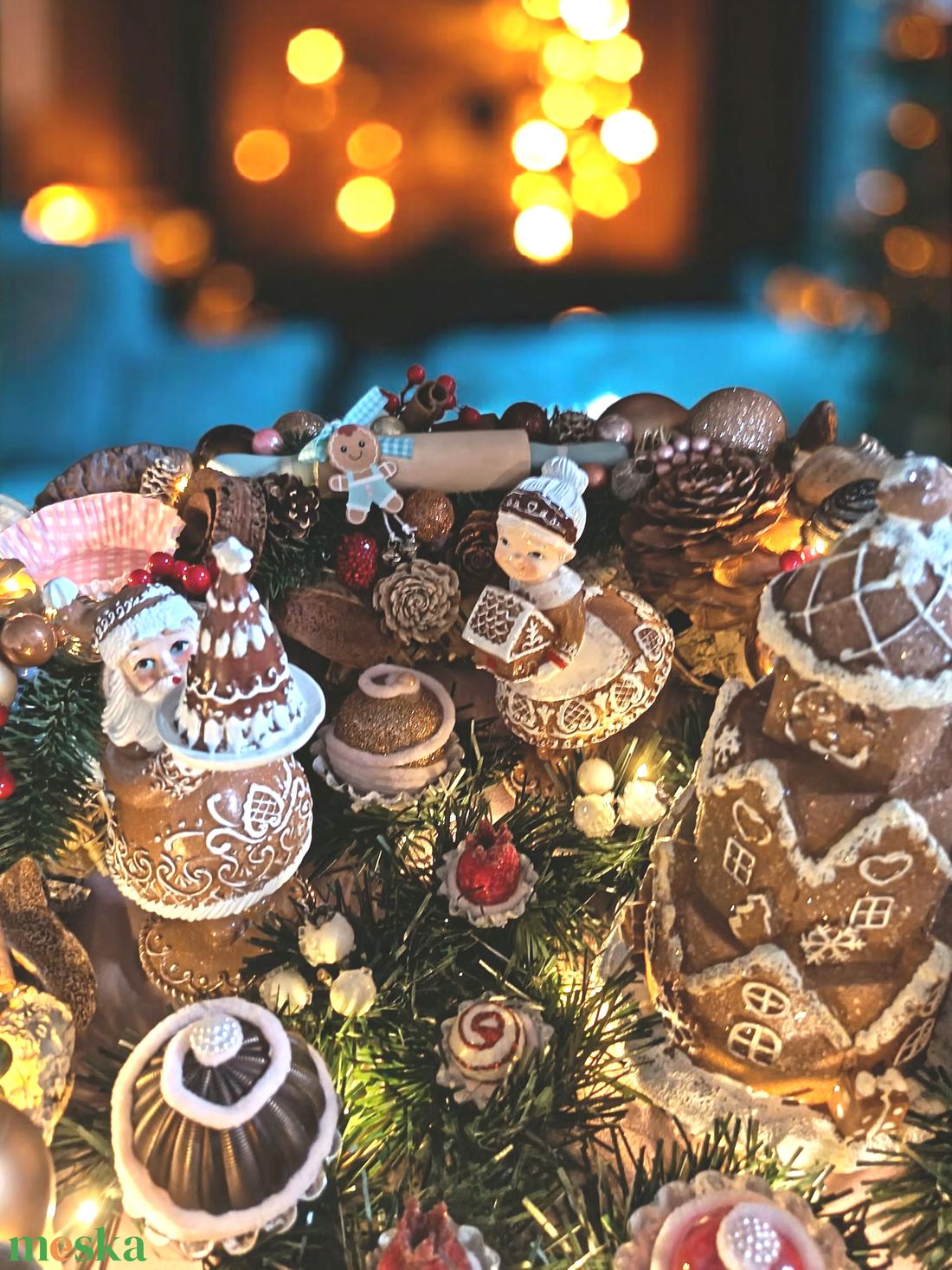 Mézike - karácsony - karácsonyi lakásdekoráció - karácsonyi lakásdíszek - Meska.hu