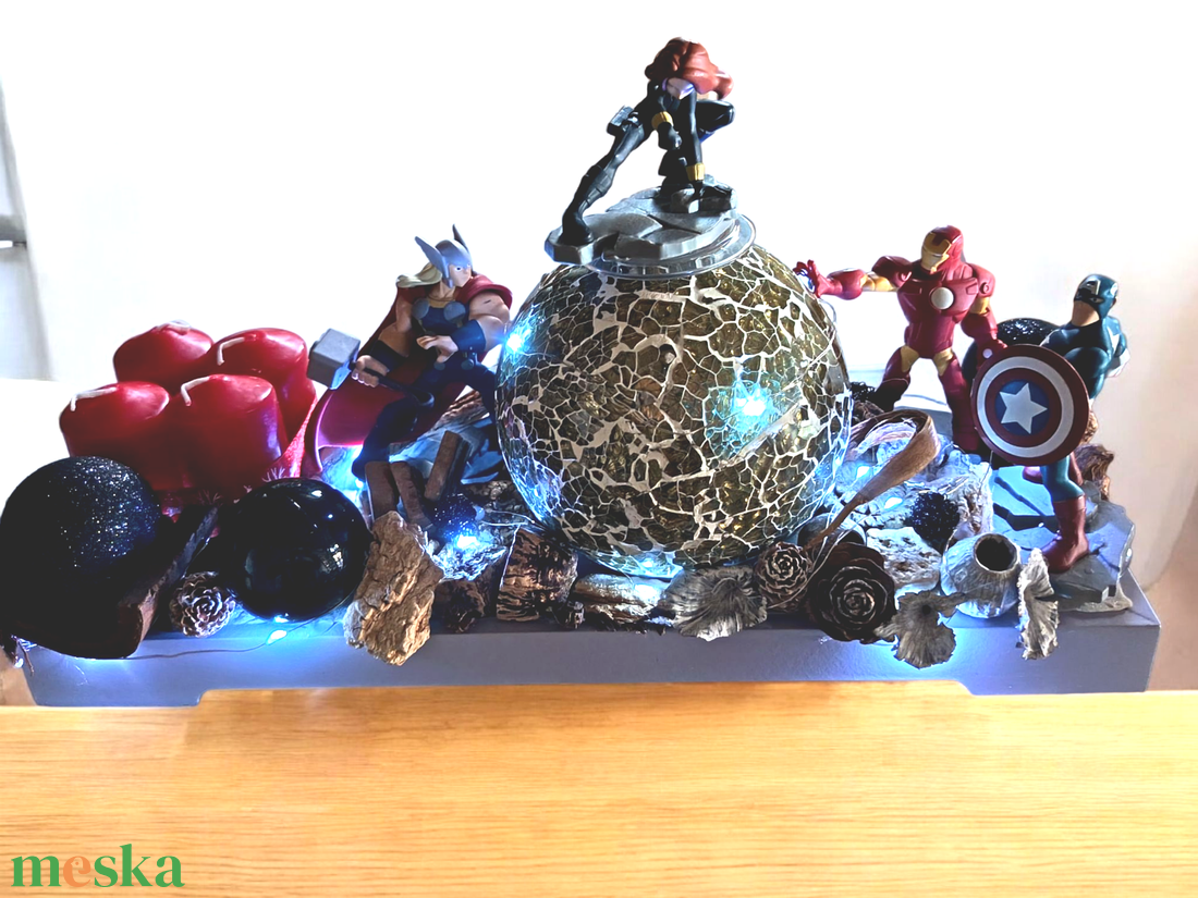 Marvel - karácsony - adventi díszek - adventi asztaldísz - Meska.hu