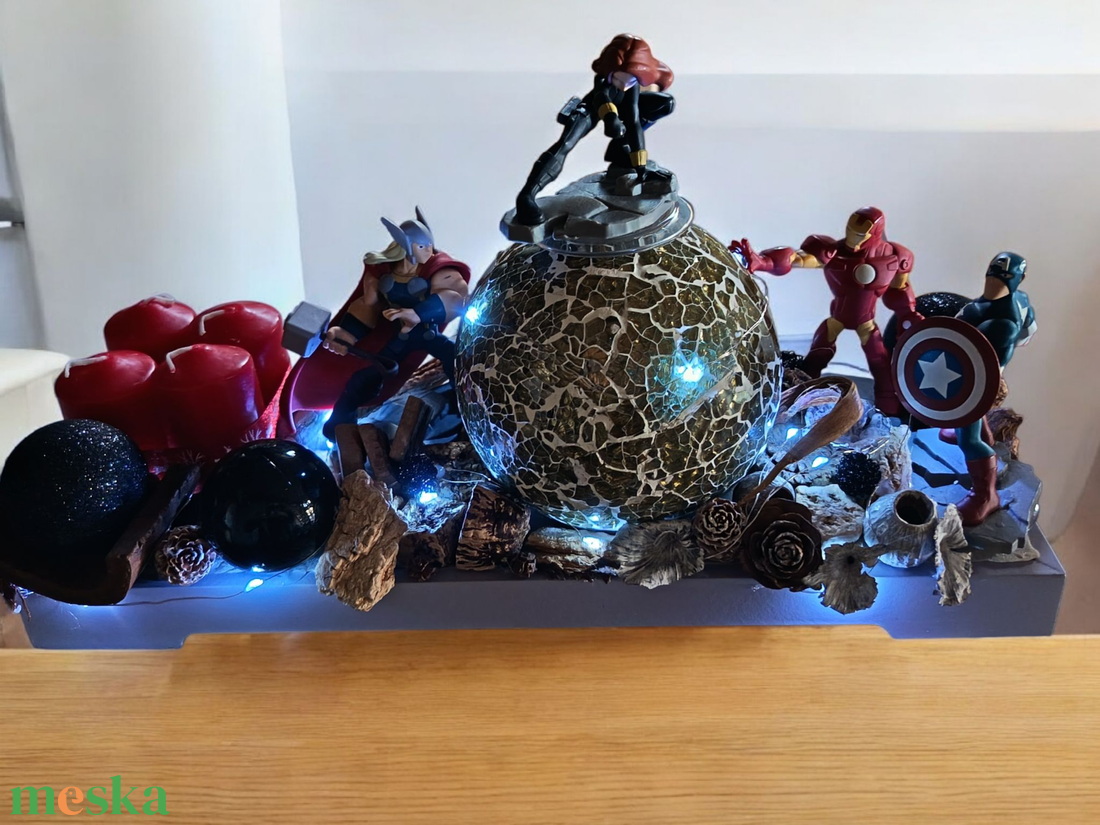 Marvel - karácsony - adventi díszek - adventi asztaldísz - Meska.hu