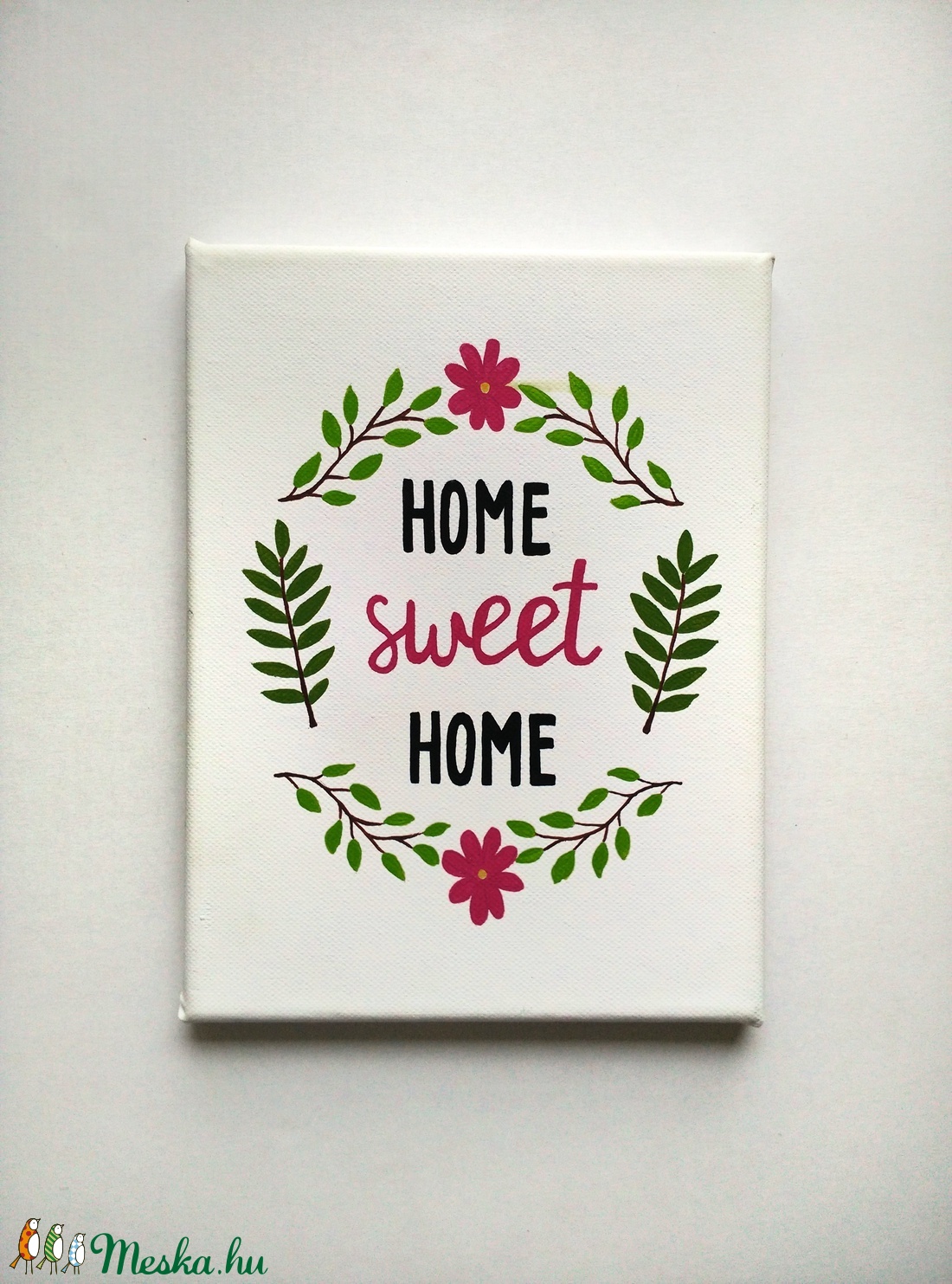 Home sweet home vászonkép - - Meska.hu Home sweet home vászonkép - - Meska.hu