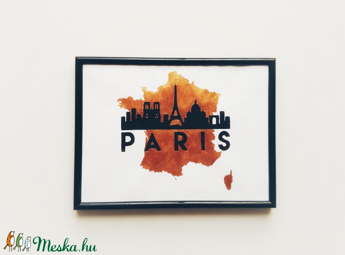 Város sziluett vászonkép -  - Meska.hu