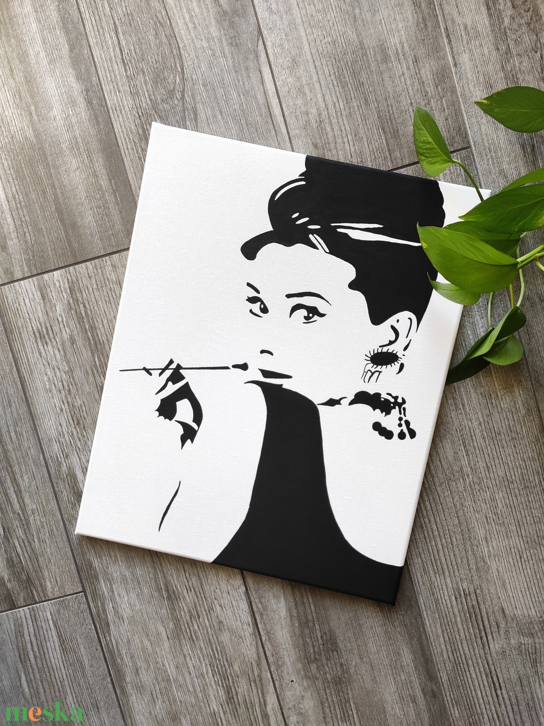 Audrey Hepburn 1 vászonkép - otthon & lakás - dekoráció - kép & falikép - vászonkép - Meska.hu