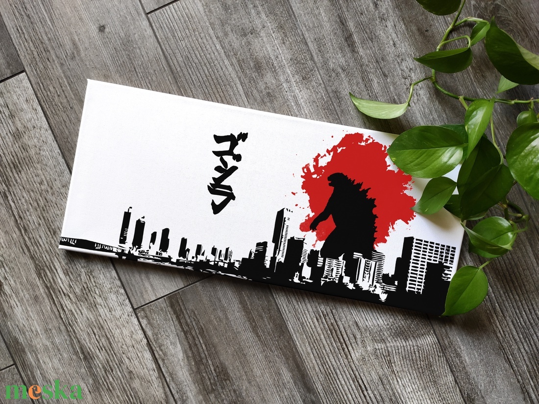 Godzilla 1 vászonkép - otthon & életmód - dekoráció - kép & falikép - vászonkép - Meska.hu Godzilla 1 vászonkép - otthon & életmód - dekoráció - kép & falikép - vászonkép - Meska.hu