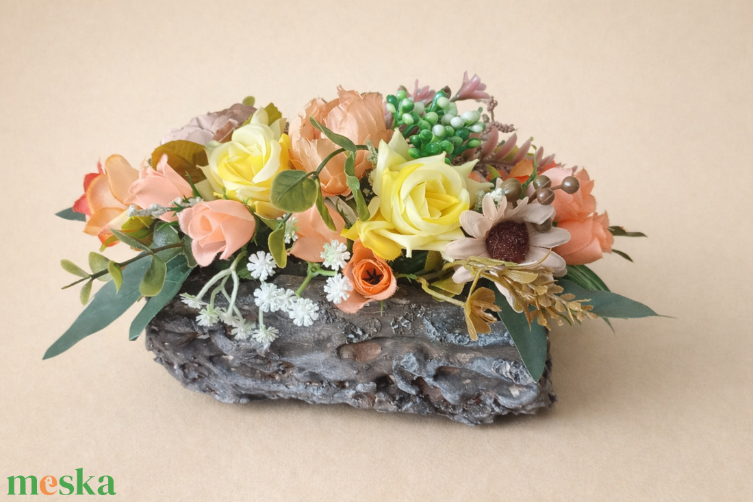 farönk asztaldísz - esküvő - dekoráció - asztaldísz - Meska.hu