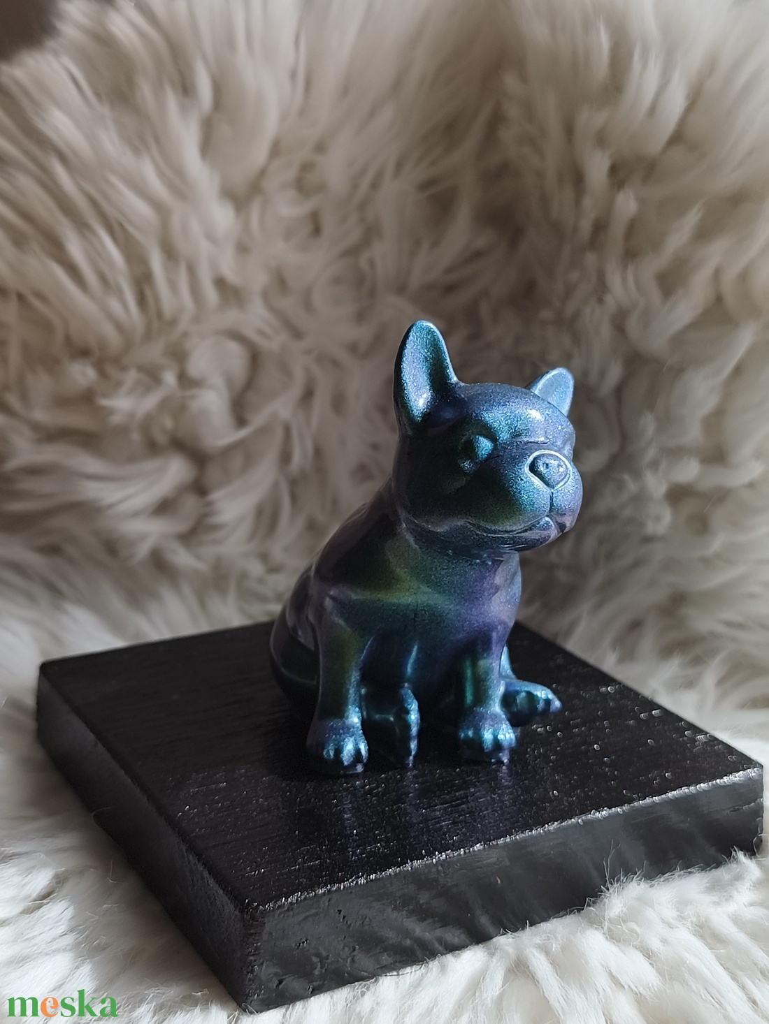 Epoxi bulldog asztaldísz  - otthon & életmód - dekoráció - dísztárgy - Meska.hu