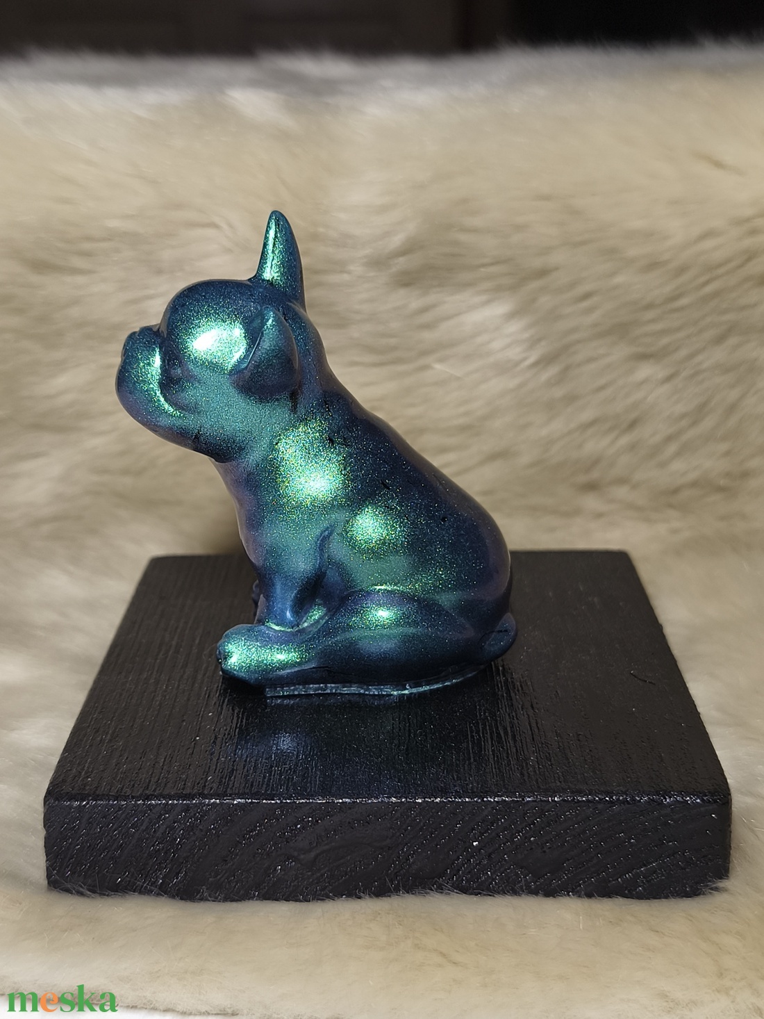 Epoxi bulldog asztaldísz  - otthon & életmód - dekoráció - dísztárgy - Meska.hu