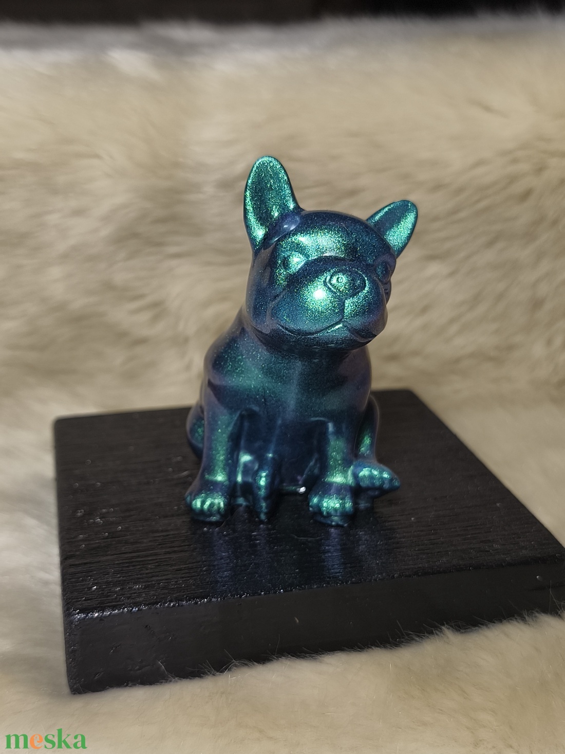 Epoxi bulldog asztaldísz  - otthon & életmód - dekoráció - dísztárgy - Meska.hu