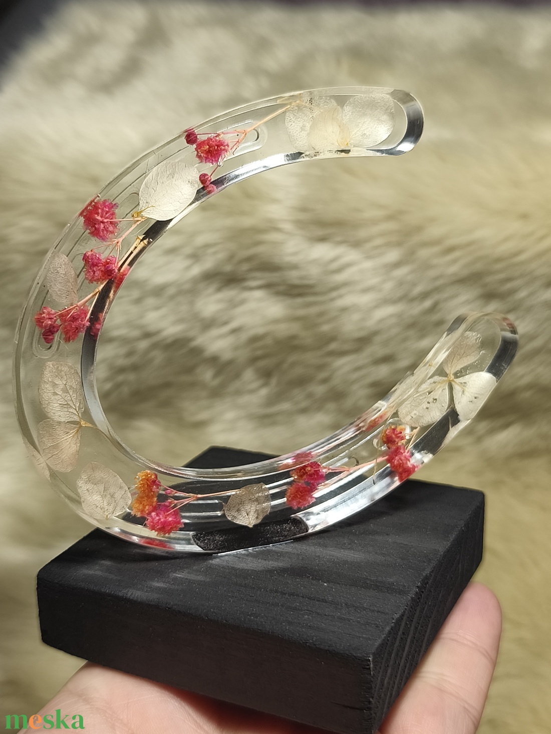 Epoxi patkó asztaldísz  - otthon & életmód - dekoráció - dísztárgy - Meska.hu