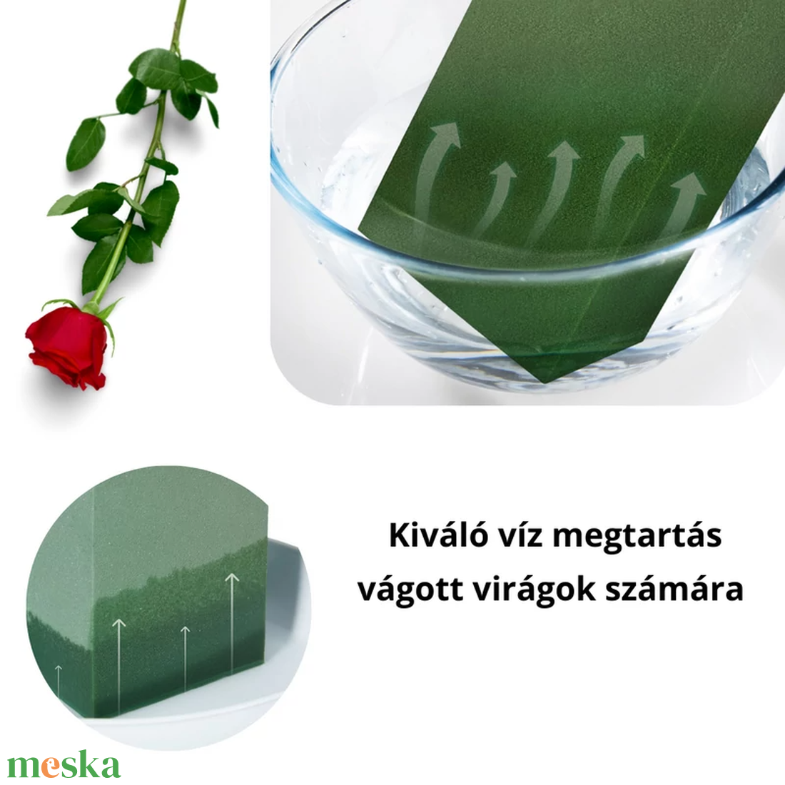 Vizes oázis, tűzőhab tégla 1db zöld (ALAPANYAGOK) - kellékek & szerszámok - dekorációs kellékek - egyéb kellékek - Meska.hu Vizes oázis, tűzőhab tégla 1db zöld (ALAPANYAGOK) - kellékek & szerszámok - dekorációs kellékek - egyéb kellékek - Meska.hu