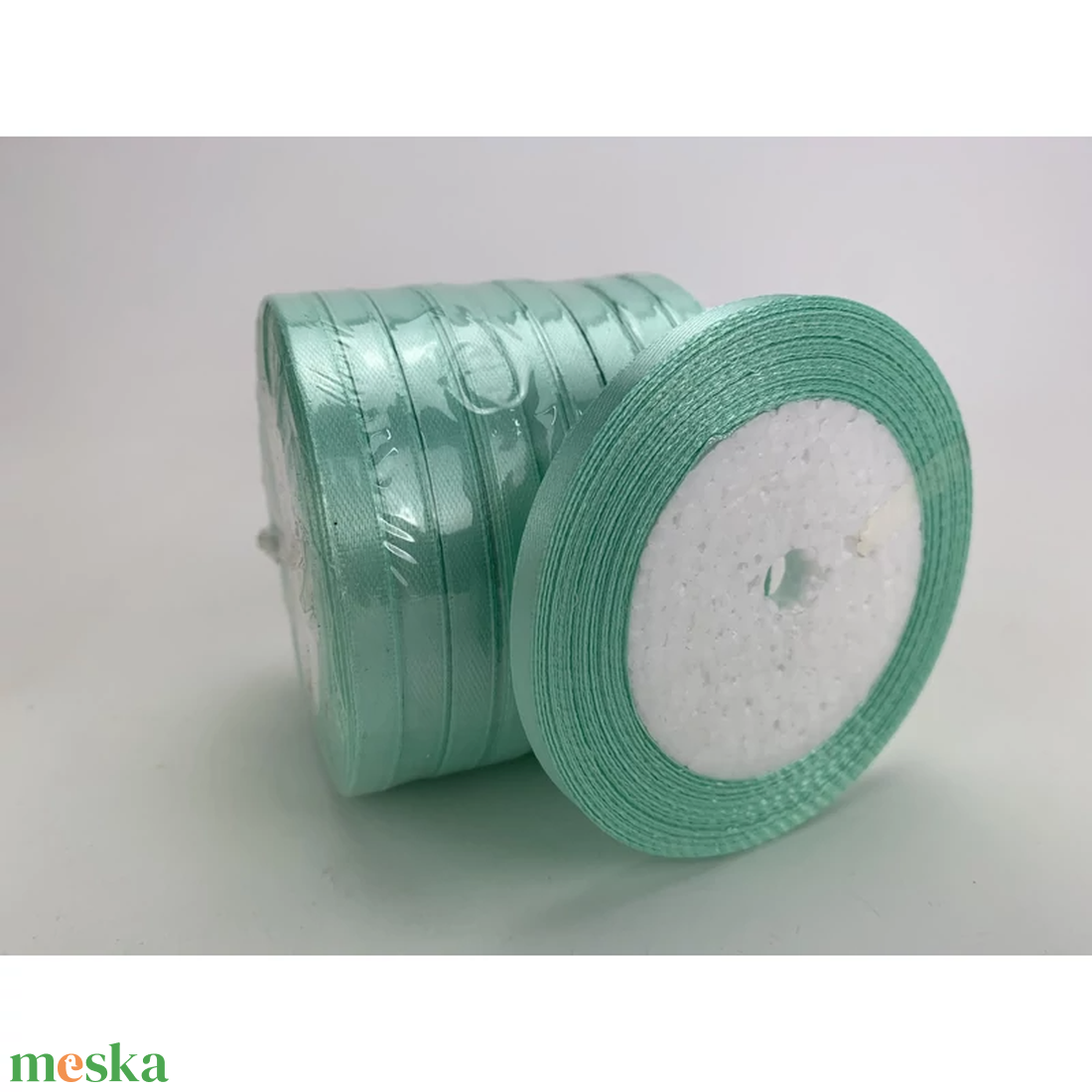 MEGAPACK Menta szatén szalag 6mm 10 tekercs (ALAPANYAGOK) - diy (csináld magad) - egységcsomag - Meska.hu MEGAPACK Menta szatén szalag 6mm 10 tekercs (ALAPANYAGOK) - diy (csináld magad) - egységcsomag - Meska.hu