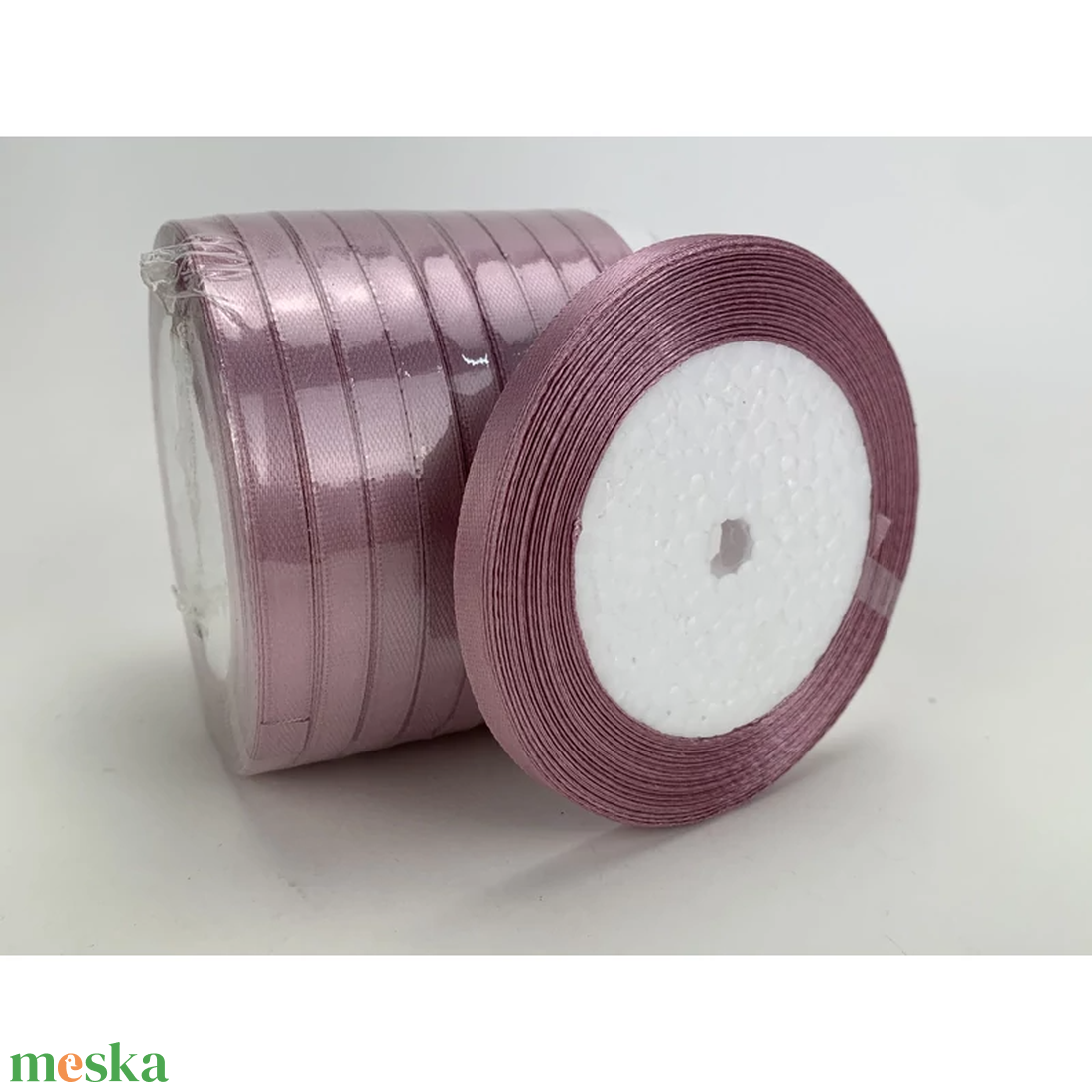 MEGAPACK Mályva szatén szalag 6mm 10 tekercs (ALAPANYAGOK) - diy (csináld magad) - egységcsomag - Meska.hu