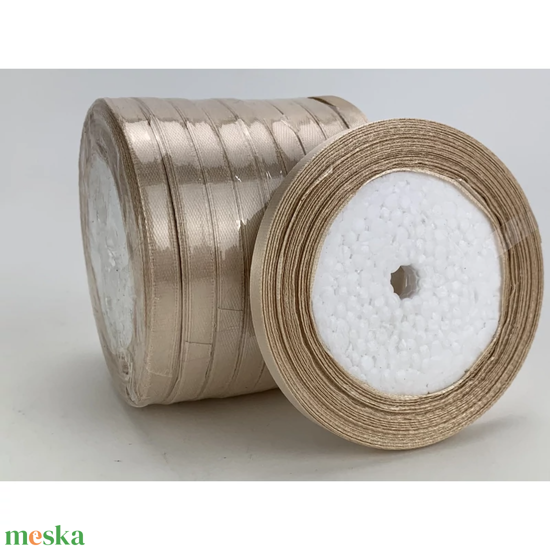 MEGAPACK Púder szatén szalag 6mm 10 tekercs (ALAPANYAGOK) - diy (csináld magad) - egységcsomag - Meska.hu