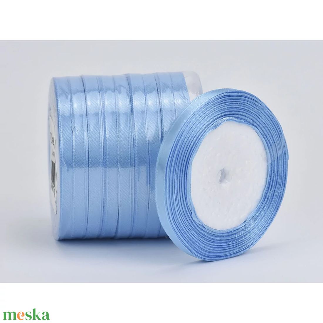 MEGAPACK Világoskék szatén szalag 6mm 10 tekercs (ALAPANYAGOK) - diy (csináld magad) - egységcsomag - Meska.hu MEGAPACK Világoskék szatén szalag 6mm 10 tekercs (ALAPANYAGOK) - diy (csináld magad) - egységcsomag - Meska.hu