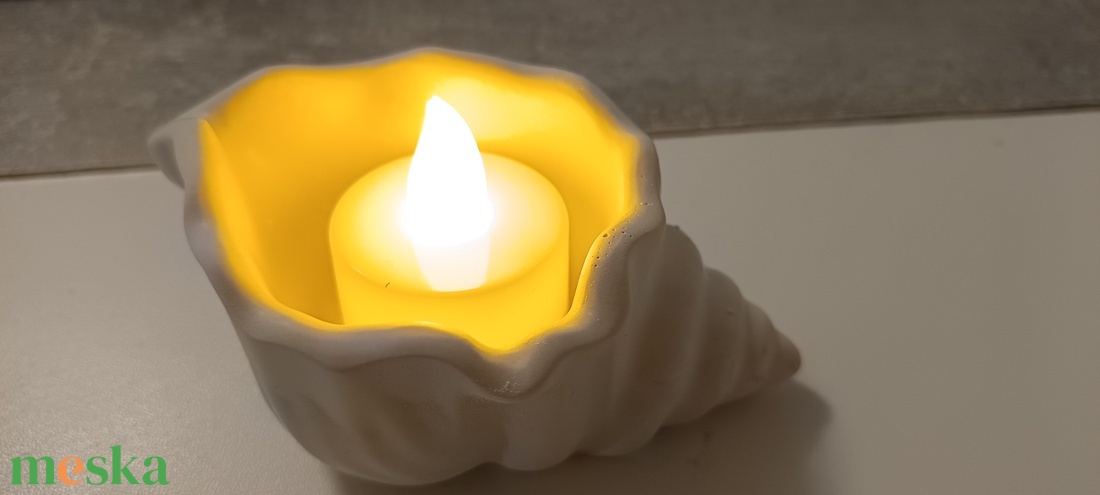 Kagyló mini dísz mécsestartó gipszből (Tárolók és ékszertartók) - kellékek & szerszámok - dekorációs kellékek - egyéb kellékek - Meska.hu Kagyló mini dísz mécsestartó gipszből (Tárolók és ékszertartók) - kellékek & szerszámok - dekorációs kellékek - egyéb kellékek - Meska.hu