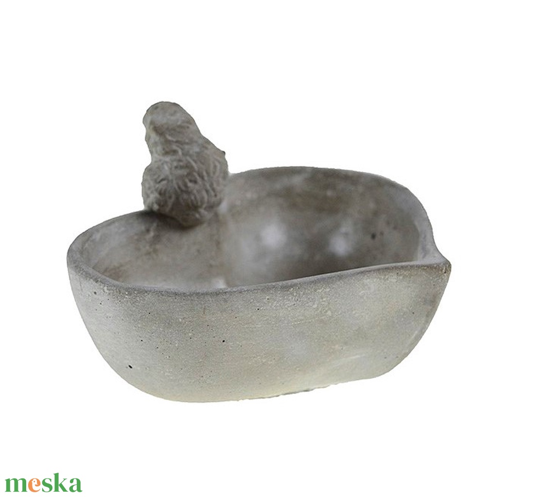 Tál kő szív forma madárral 14.5x12.5 cm szürke - otthon & életmód - dekoráció - virágdísz és tartó - cserép & kaspó - Meska.hu Tál kő szív forma madárral 14.5x12.5 cm szürke - otthon & életmód - dekoráció - virágdísz és tartó - cserép & kaspó - Meska.hu