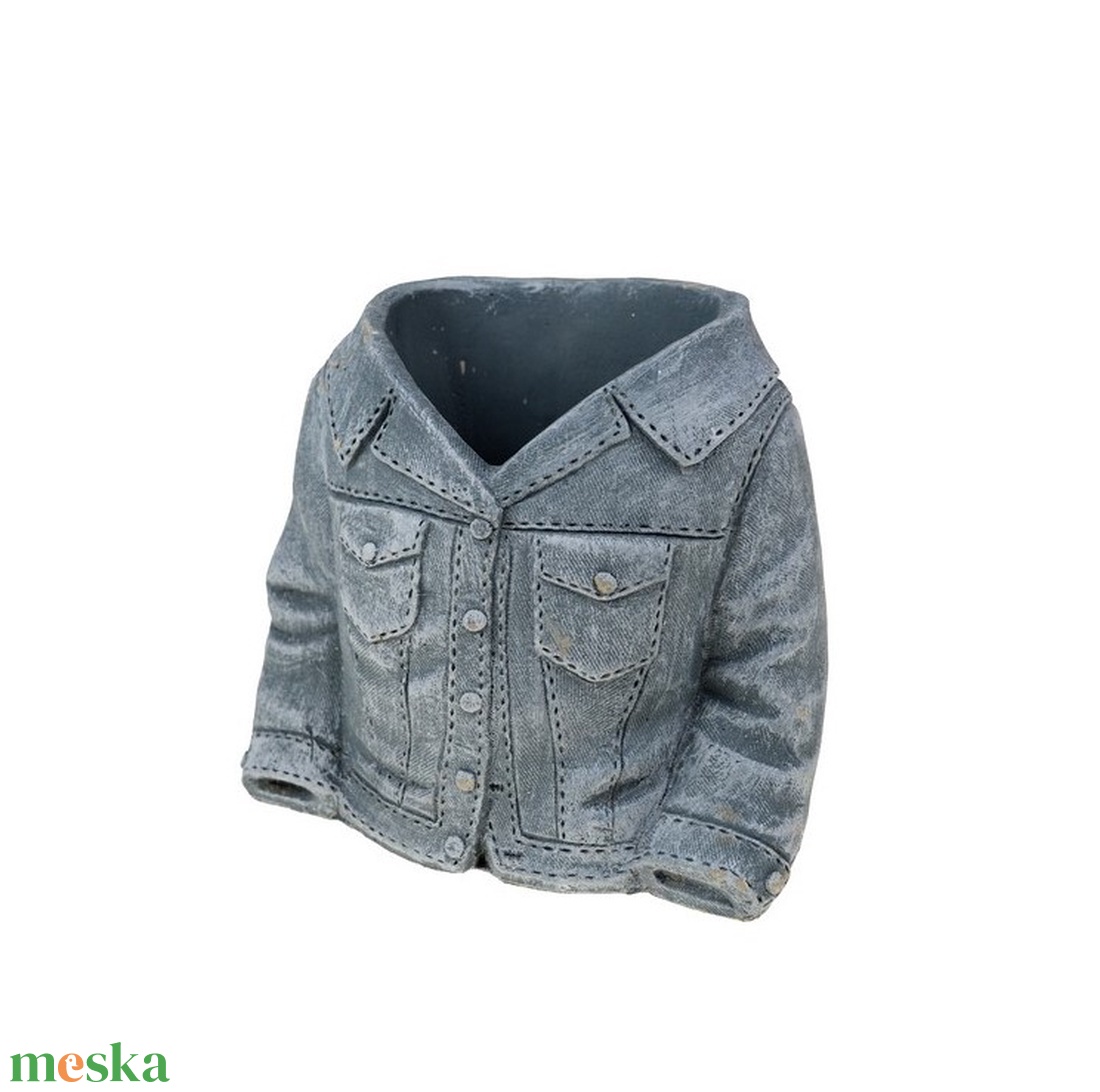 Kaspó kő 16x9.5x14.5cm kabát forma kék vagy fehér - otthon & életmód - dekoráció - virágdísz és tartó - cserép & kaspó - Meska.hu Kaspó kő 16x9.5x14.5cm kabát forma kék vagy fehér - otthon & életmód - dekoráció - virágdísz és tartó - cserép & kaspó - Meska.hu