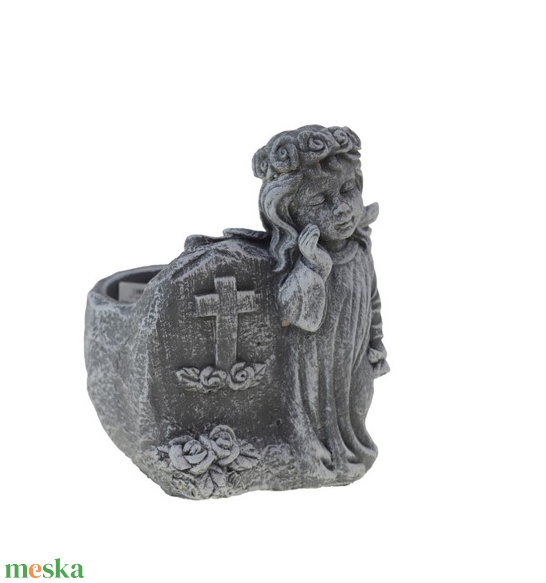 Kaspó kő 12x12x14cm angyallal sötét szürke temetőbe kegyeleti tárgy - otthon & életmód - dekoráció - virágdísz és tartó - cserép & kaspó - Meska.hu Kaspó kő 12x12x14cm angyallal sötét szürke temetőbe kegyeleti tárgy - otthon & életmód - dekoráció - virágdísz és tartó - cserép & kaspó - Meska.hu