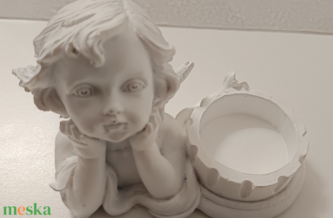 Mécsestartó angyalfelsőrész magasság 10 cm fehér - kellékek & szerszámok - dekorációs kellékek - figurák - Meska.hu Mécsestartó angyalfelsőrész magasság 10 cm fehér - kellékek & szerszámok - dekorációs kellékek - figurák - Meska.hu