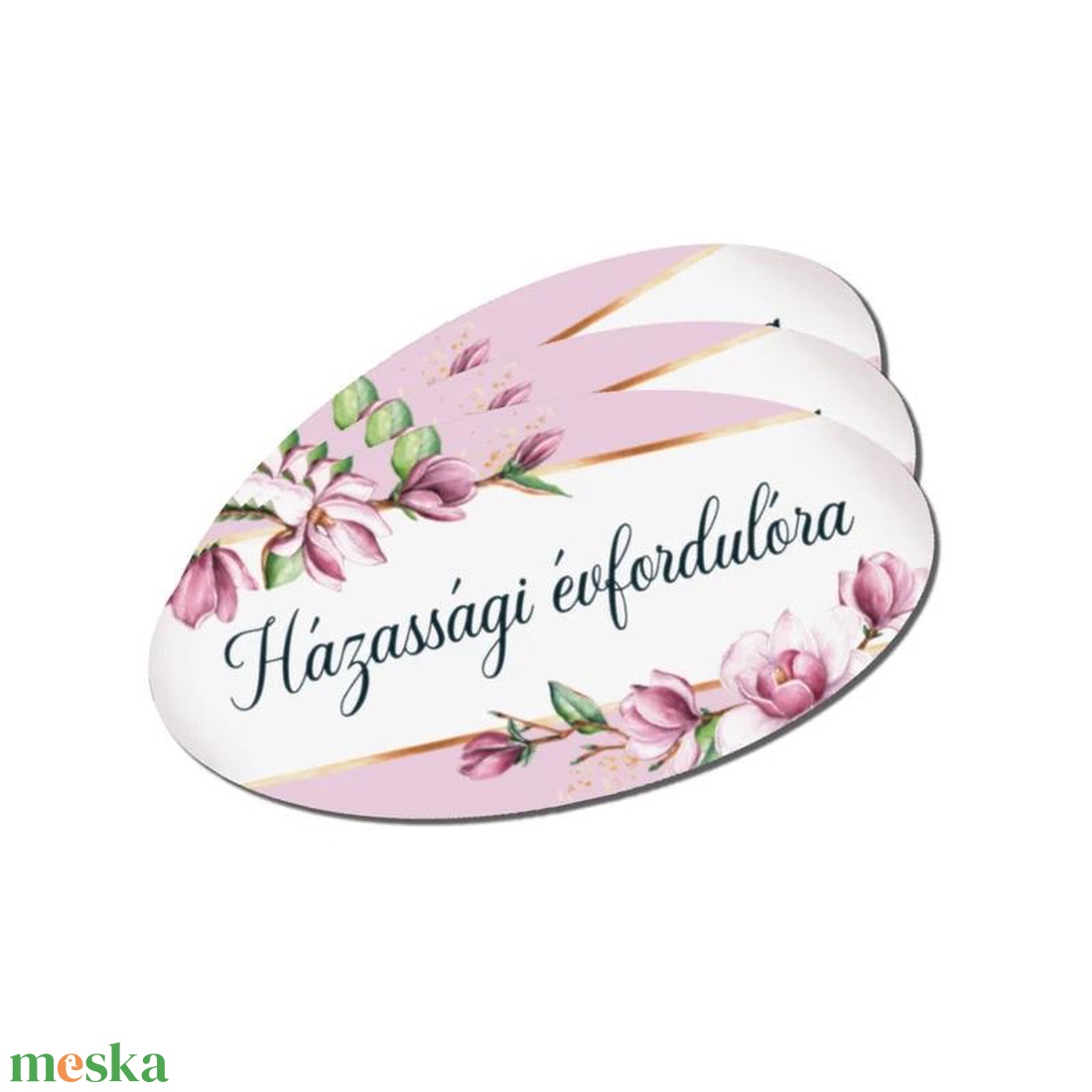 Nyomtatott dekorkarton - Házassági évfordulóra ovál tábla 1db (ESKÜVŐI DEKORÁCIÓK) - esküvő - dekoráció - tábla & jelzés - Meska.hu Nyomtatott dekorkarton - Házassági évfordulóra ovál tábla 1db (ESKÜVŐI DEKORÁCIÓK) - esküvő - dekoráció - tábla & jelzés - Meska.hu