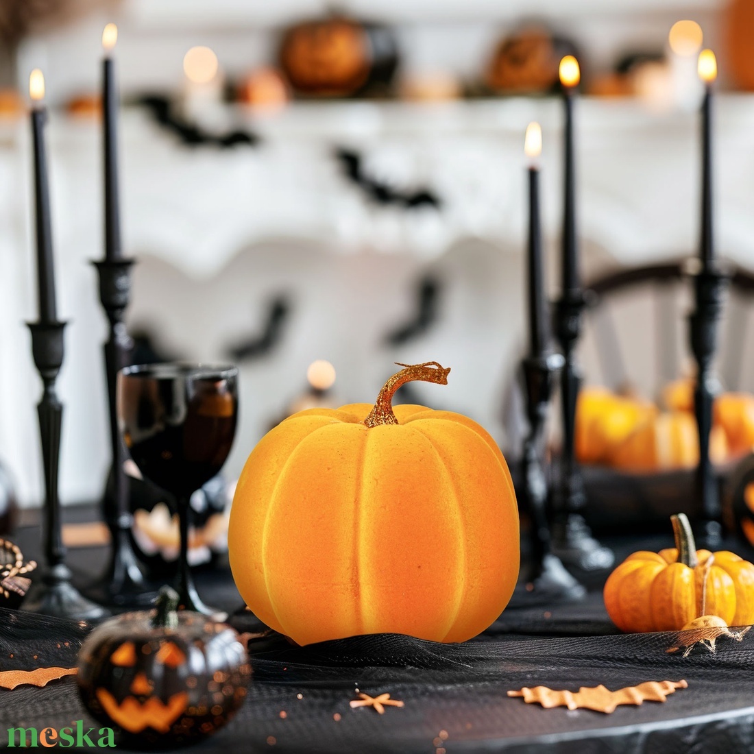 Halloween-i tök dekoráció - 16,5 cm - narancssárga vagy lila - habszivacs - glitteres - otthon & életmód - dekoráció - halloween - halloweeni dekoráció - Meska.hu Halloween-i tök dekoráció - 16,5 cm - narancssárga vagy lila - habszivacs - glitteres - otthon & életmód - dekoráció - halloween - halloweeni dekoráció - Meska.hu