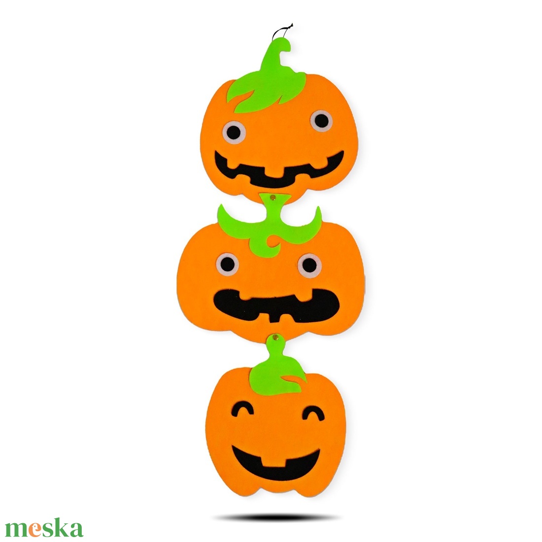 Halloween-i dekoráció - tök - akasztható - filc - 63 x 32 cm - otthon & életmód - dekoráció - halloween - halloweeni ajtódíszek és ablakdíszek - Meska.hu Halloween-i dekoráció - tök - akasztható - filc - 63 x 32 cm - otthon & életmód - dekoráció - halloween - halloweeni ajtódíszek és ablakdíszek - Meska.hu