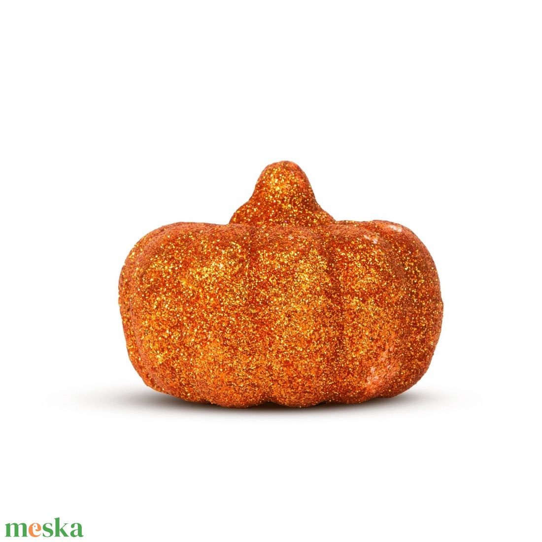 Halloween-i tök dekoráció - 5,2 cm - habszivacs - glitteres - 4 db / csomag - otthon & életmód - dekoráció - halloween - halloweeni tök - Meska.hu