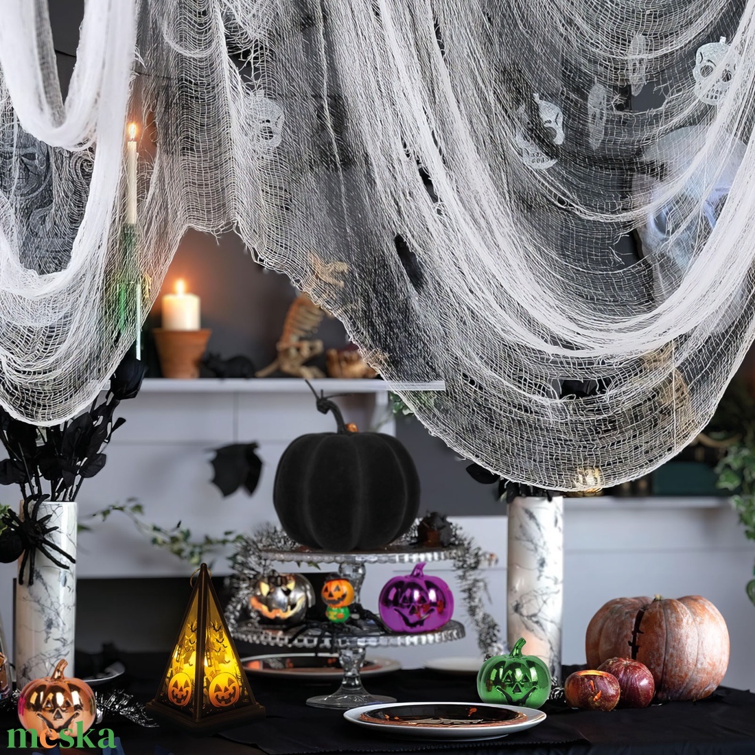 Halloween-i függöny - fekete vagy bézs szövet - 180 x 75 cm (Halloween ablakdekorációk) - otthon & életmód - dekoráció - halloween - halloweeni dekoráció - Meska.hu Halloween-i függöny - fekete vagy bézs szövet - 180 x 75 cm (Halloween ablakdekorációk) - otthon & életmód - dekoráció - halloween - halloweeni dekoráció - Meska.hu