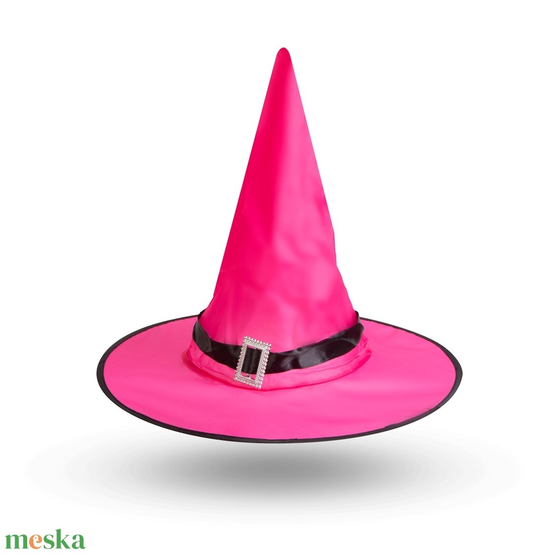 Halloween-i LED-es boszorkány kalap - színes, poliészter - 38 cm - otthon & életmód - dekoráció - halloween - halloweeni jelmez és kiegészítők - Meska.hu