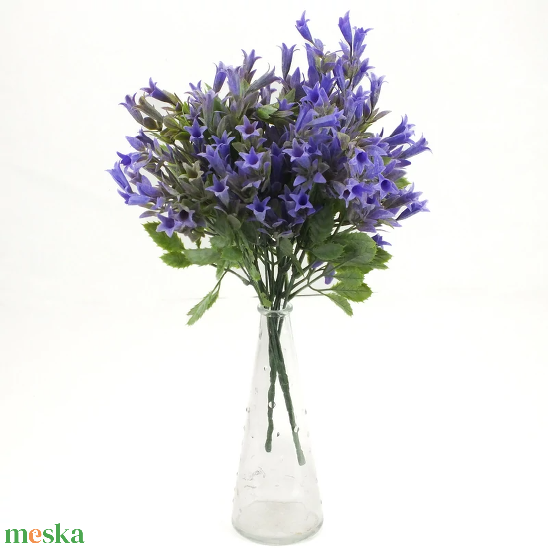 Trombitavirág csokor lila 1db (Selyemvirágok) - otthon & életmód - dekoráció - virágdísz és tartó - csokor & virágdísz - Meska.hu