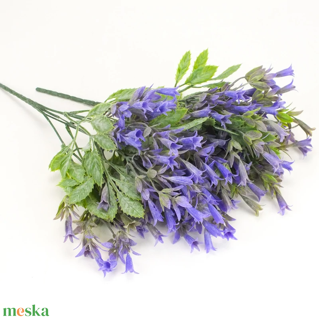 Trombitavirág csokor lila 1db (Selyemvirágok) - otthon & életmód - dekoráció - virágdísz és tartó - csokor & virágdísz - Meska.hu