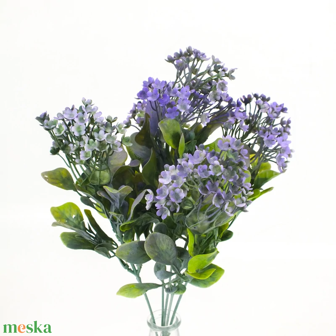 Rezgő csokor lila (Selyemvirágok) - otthon & életmód - dekoráció - virágdísz és tartó - csokor & virágdísz - Meska.hu