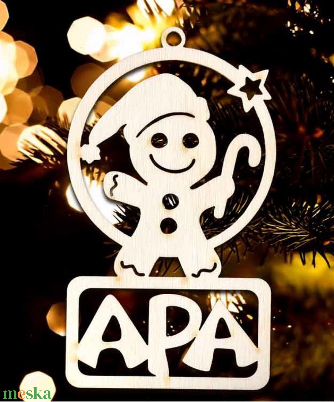 Karácsonyi Díszgömb - Tesó Mézi  Karácsonyfa dísz  Karácsonyi ajándék (Egyedi karácsonyi ajándékok) - karácsony - karácsonyi lakásdekoráció - karácsonyfadíszek - Meska.hu