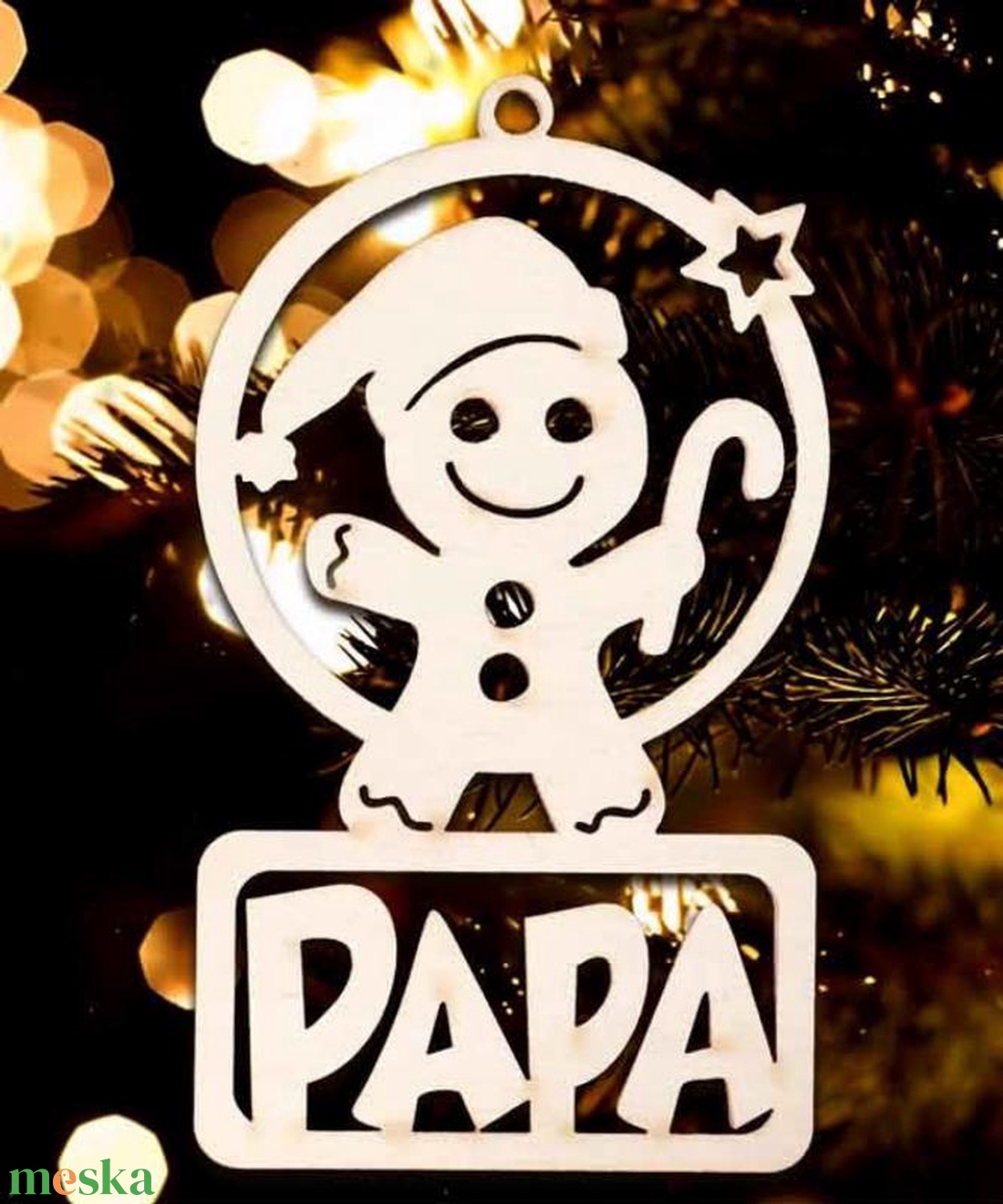 Karácsonyi Díszgömb - Tesó Mézi  Karácsonyfa dísz  Karácsonyi ajándék (Egyedi karácsonyi ajándékok) - karácsony - karácsonyi lakásdekoráció - karácsonyfadíszek - Meska.hu