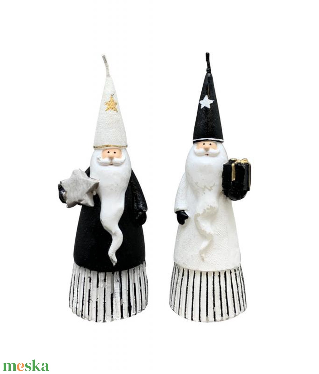 Gyertya télapó 5,5x5,5x19 cm 2féle (ADVENTI GYERTYÁK) - diy (csináld magad) - egységcsomag - Meska.hu