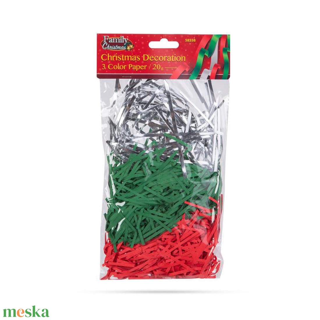Karácsonyi dekoráció - 3 színű papír - 20 g (DIY Karácsonyi Kellékek) - diy (csináld magad) - egységcsomag - Meska.hu
