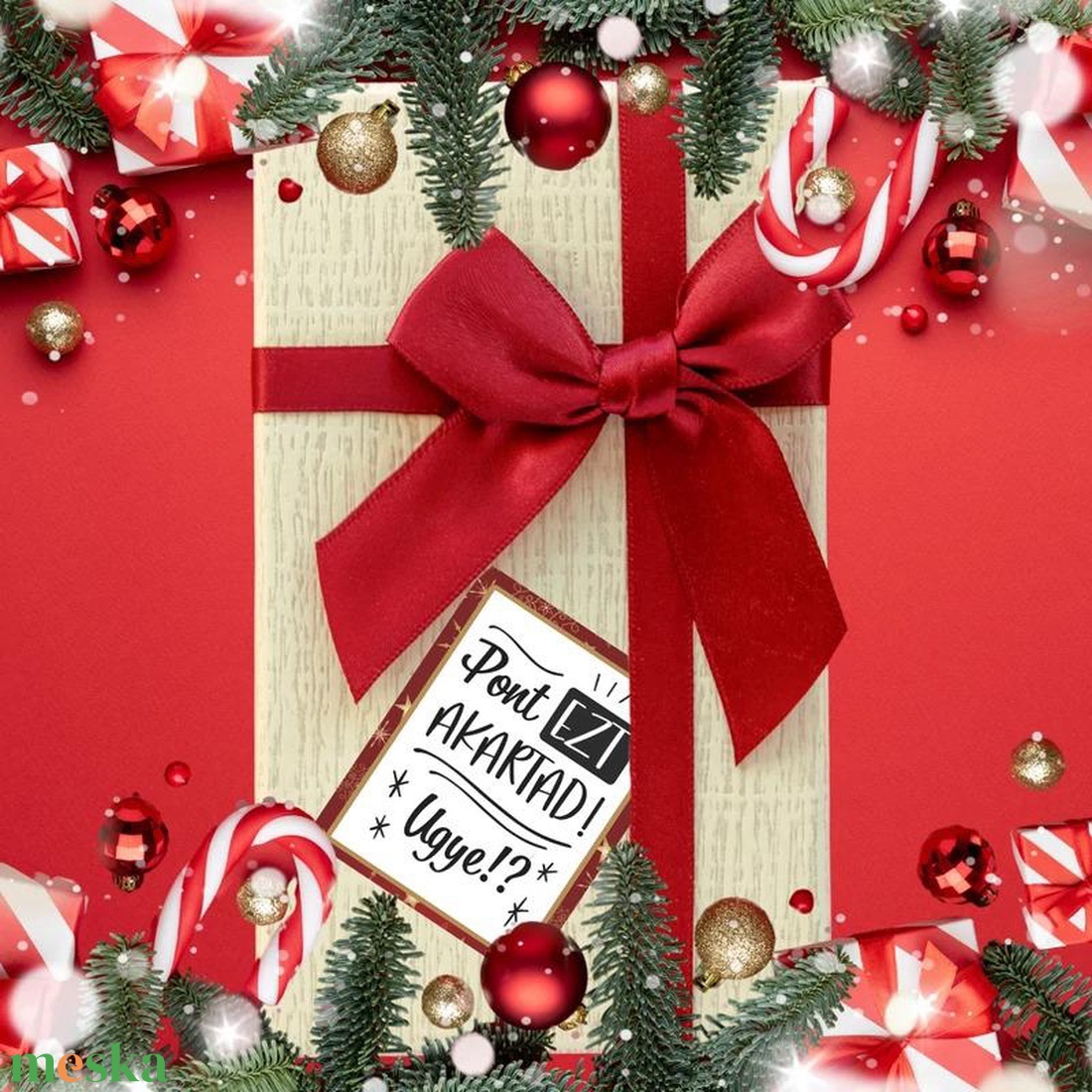 Matrica - Ajándékcsomagra matrica humoros 15db/lap (Ajándéktasakok és csomagolóanyagok) - karácsony - karácsonyi ajándékozás - karácsonyi képeslap, üdvözlőlap, ajándékkísérő - Meska.hu