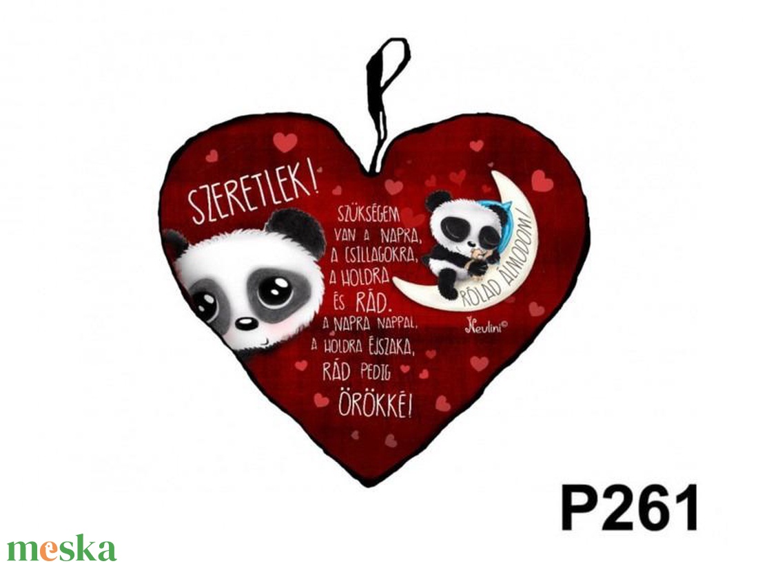 Díszpárna szív kicsi Rólad álmodom (Valentin napi ajándékok) - otthon & életmód - lakástextil - párna & párnahuzat - díszpárna (belsővel együtt) - Meska.hu