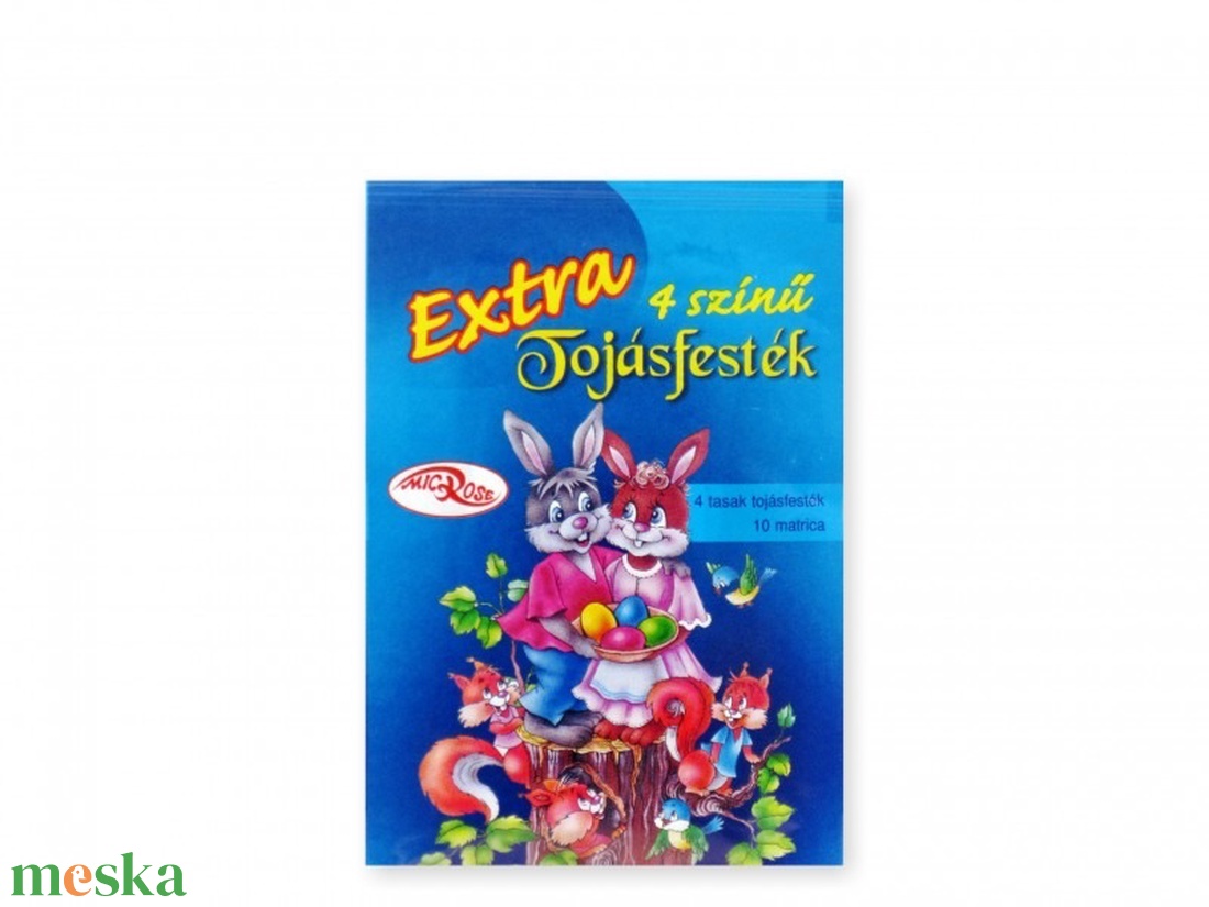 Tojásfesték +matrica extra - ünnepi díszek, dekorációk - húsvéti díszek és dekorációk - húsvéti matrica - Meska.hu