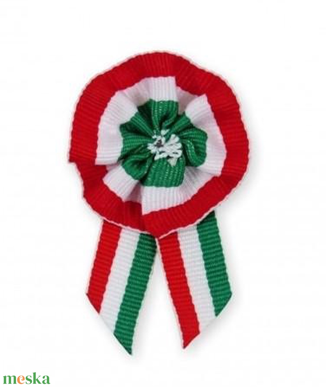 Kokárda 4x6cm hagyományos kitűzővel - ékszer - kitűző és bross - Meska.hu